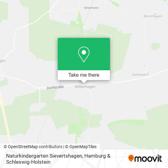 Naturkindergarten Sievertshagen map