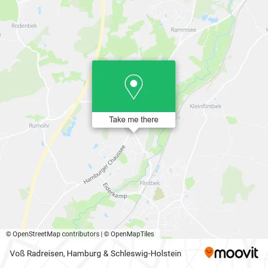 Voß Radreisen map