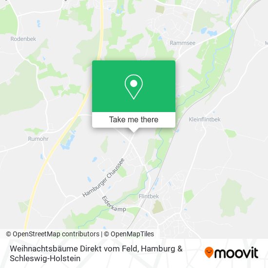 Weihnachtsbäume Direkt vom Feld map