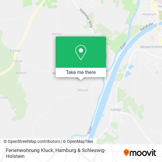 Ferienwohnung Kluck map