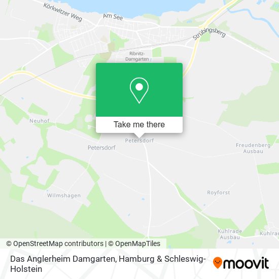 Das Anglerheim Damgarten map