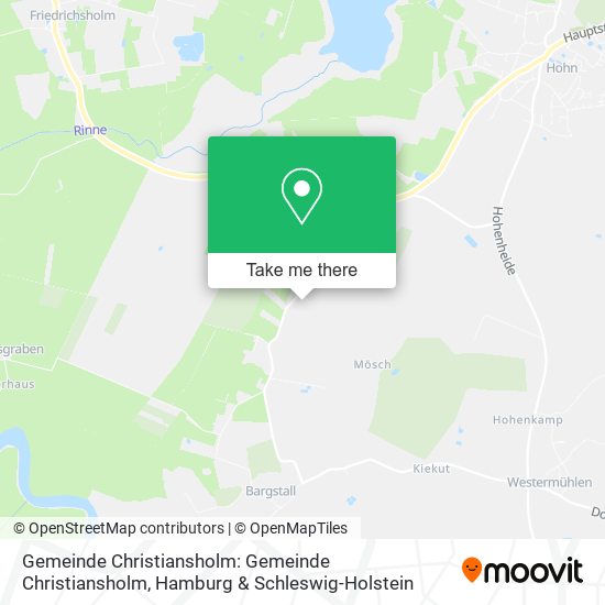 Gemeinde Christiansholm: Gemeinde Christiansholm map