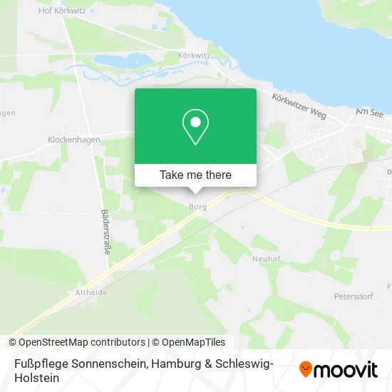 Карта Fußpflege Sonnenschein