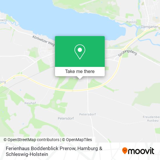 Ferienhaus Boddenblick Prerow map