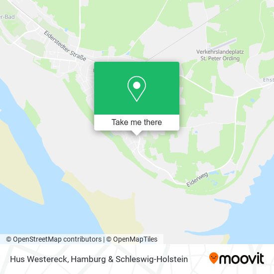 Hus Westereck map