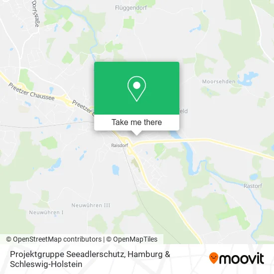 Карта Projektgruppe Seeadlerschutz