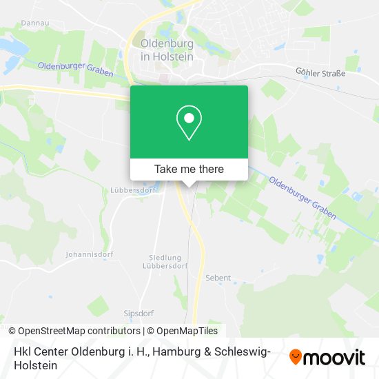 Hkl Center Oldenburg i. H. map