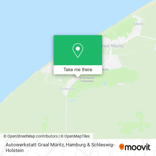 Карта Autowerkstatt Graal Müritz