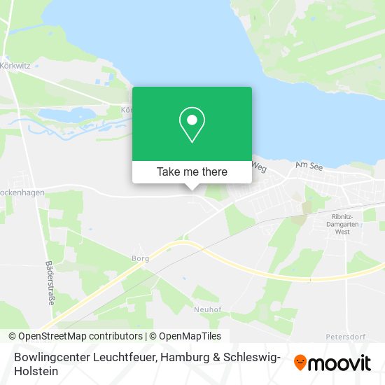 Bowlingcenter Leuchtfeuer map