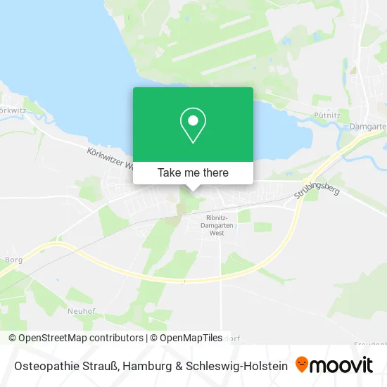 Карта Osteopathie Strauß