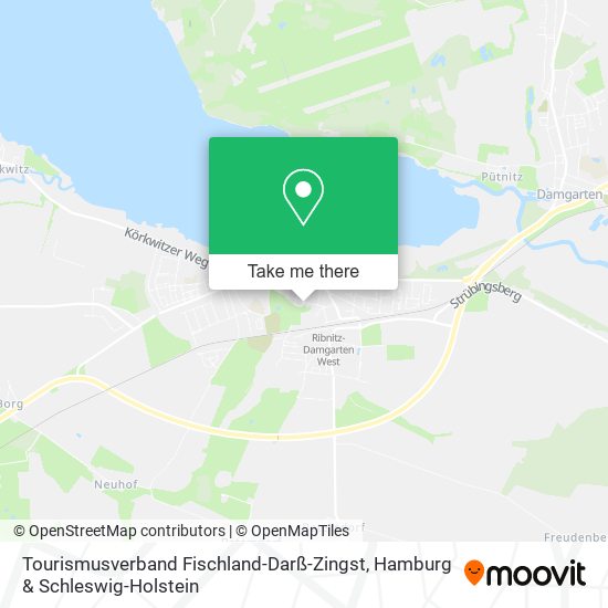 Tourismusverband Fischland-Darß-Zingst map