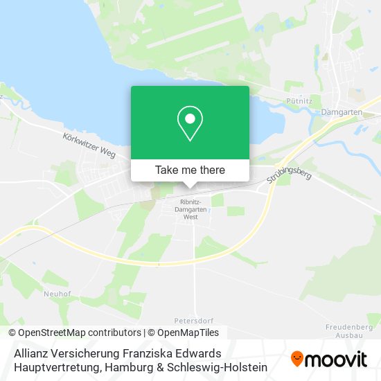 Allianz Versicherung Franziska Edwards Hauptvertretung map