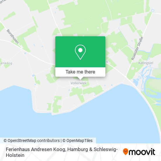 Ferienhaus Andresen Koog map