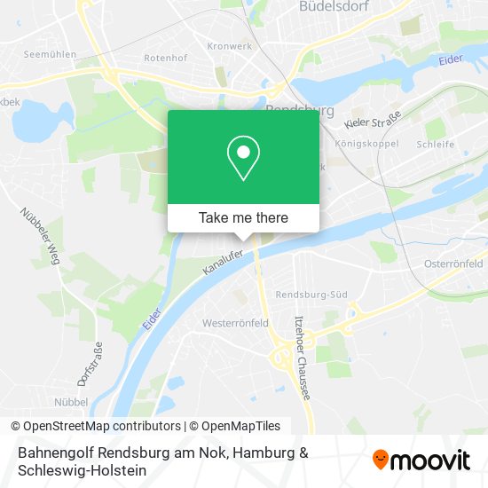 Bahnengolf Rendsburg am Nok map