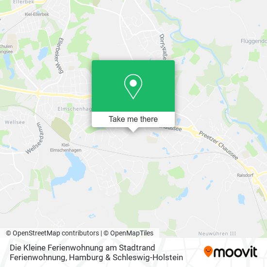 Die Kleine Ferienwohnung am Stadtrand Ferienwohnung map