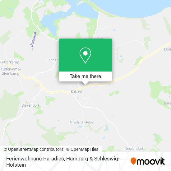 Ferienwohnung Paradies map