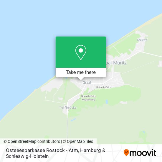 Ostseesparkasse Rostock - Atm map