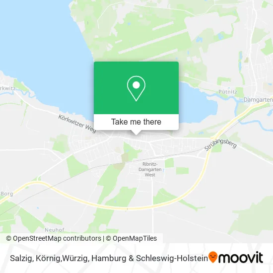 Карта Salzig, Körnig,Würzig