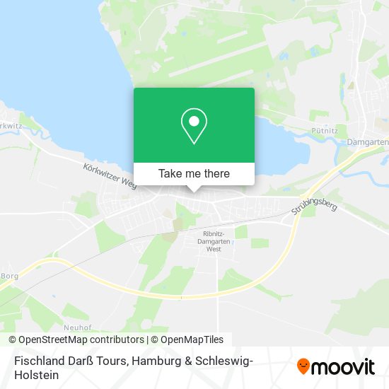 Fischland Darß Tours map