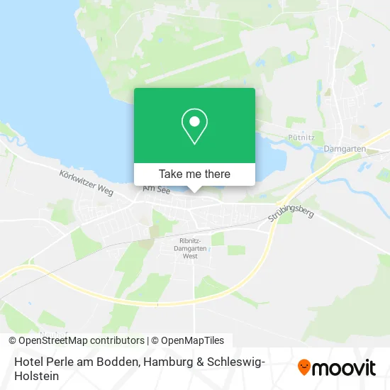 Hotel Perle am Bodden map