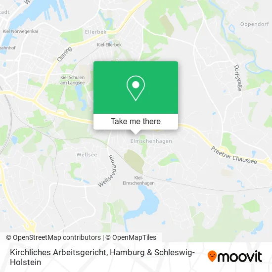Карта Kirchliches Arbeitsgericht