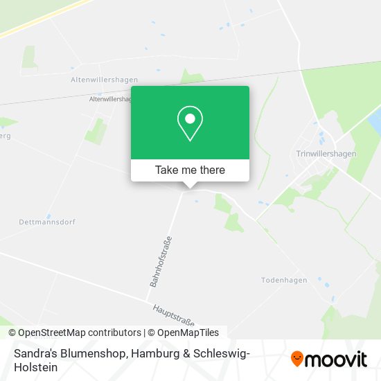 Sandra's Blumenshop map