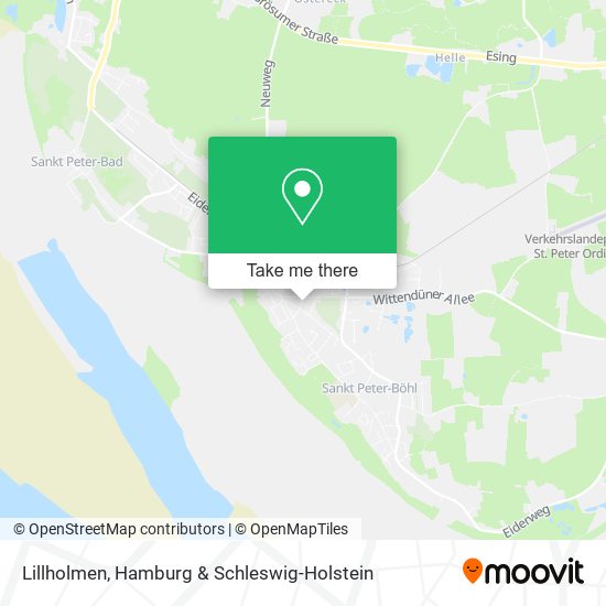 Lillholmen map