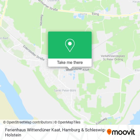 Ferienhaus Wittendüner Kaat map