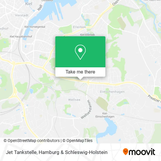 Карта Jet Tankstelle