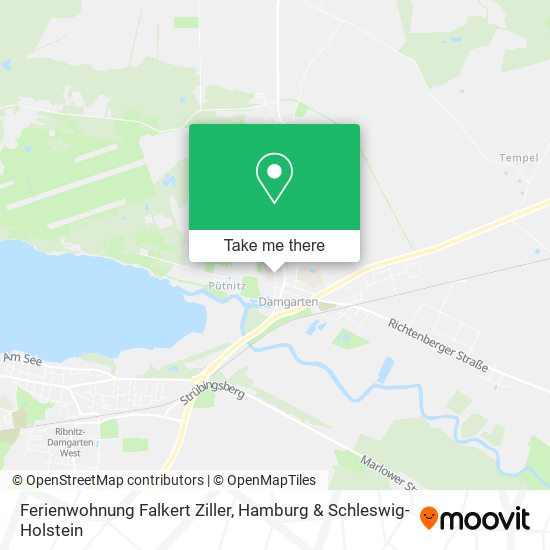 Ferienwohnung Falkert Ziller map