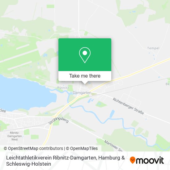 Leichtathletikverein Ribnitz-Damgarten map