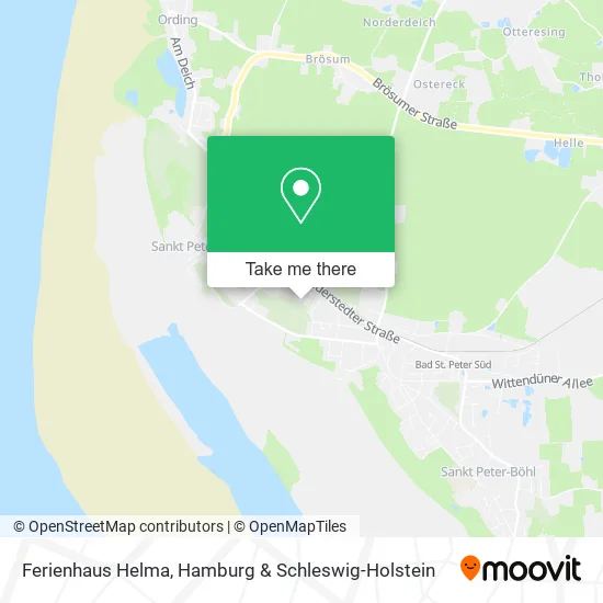 Карта Ferienhaus Helma