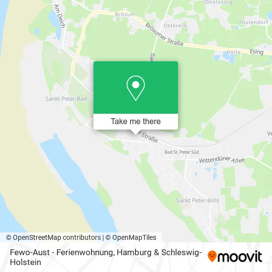 Карта Fewo-Aust - Ferienwohnung