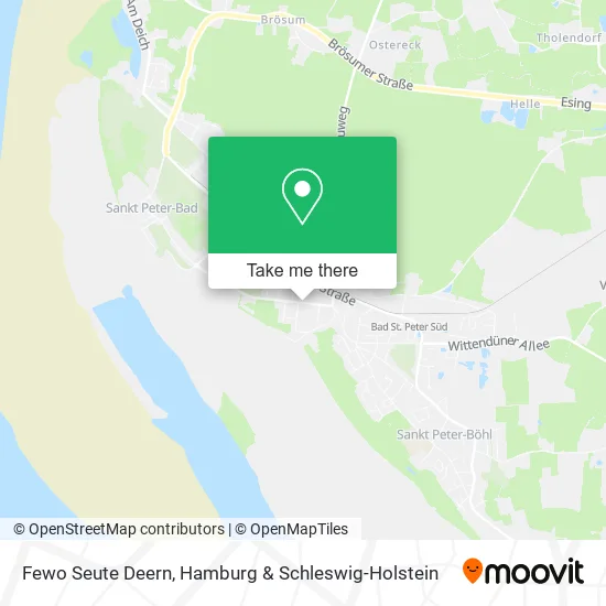 Карта Fewo Seute Deern