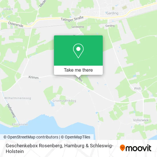 Карта Geschenkebox Rosenberg