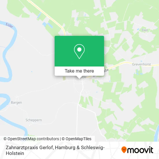 Карта Zahnarztpraxis Gerlof