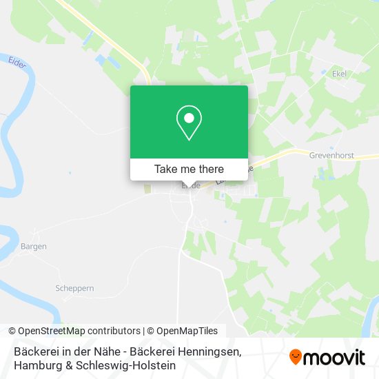 Bäckerei in der Nähe - Bäckerei Henningsen map