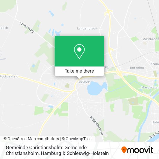 Gemeinde Christiansholm: Gemeinde Christiansholm map
