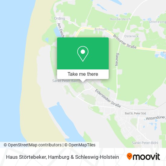 Haus Störtebeker map