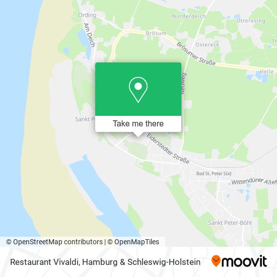 Restaurant Vivaldi map