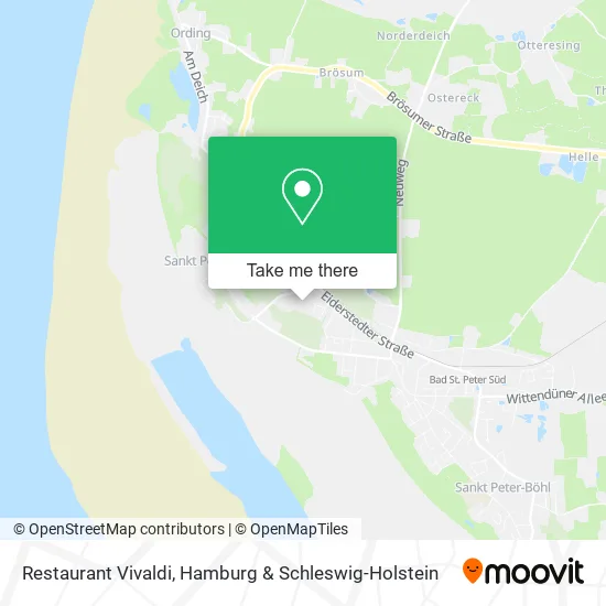 Карта Restaurant Vivaldi