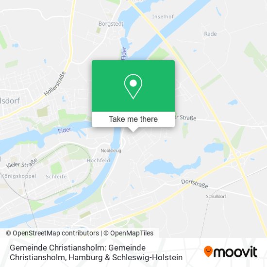 Gemeinde Christiansholm: Gemeinde Christiansholm map