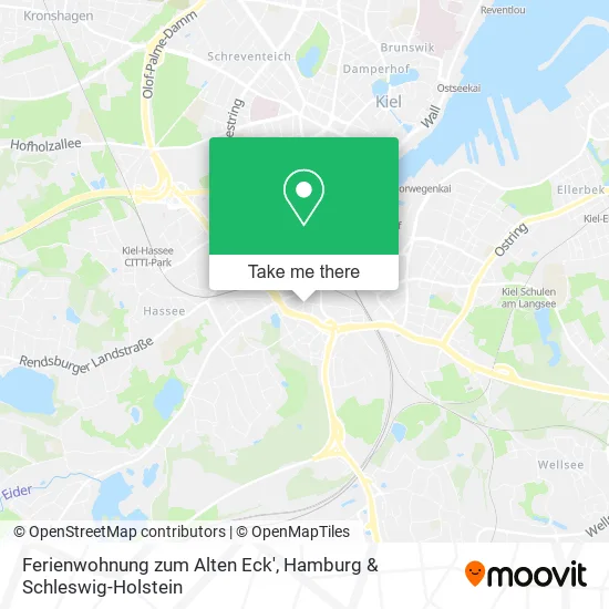 Карта Ferienwohnung zum Alten Eck'