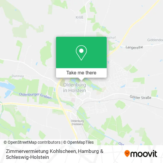 Карта Zimmervermietung Kohlscheen