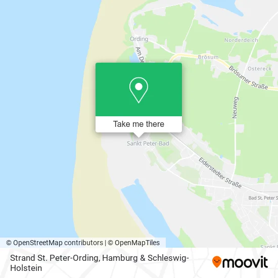 Карта Strand St. Peter-Ording