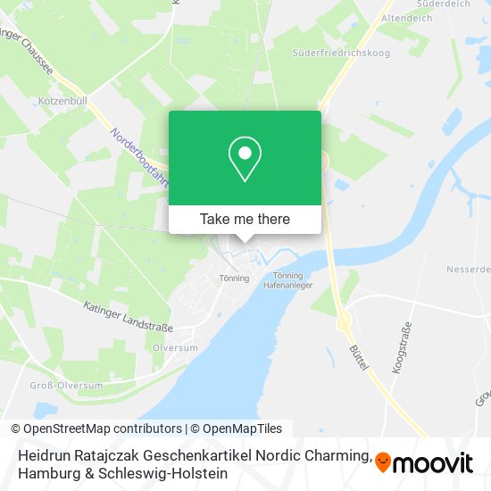 Heidrun Ratajczak Geschenkartikel Nordic Charming map