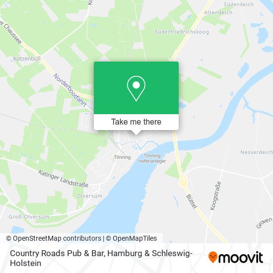 Country Roads Pub & Bar map