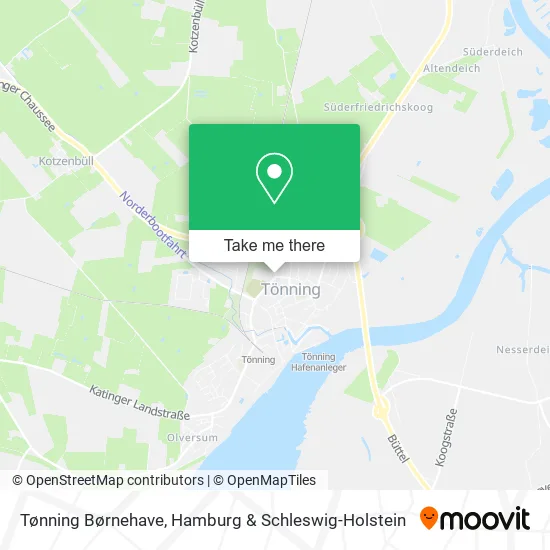 Карта Tønning Børnehave