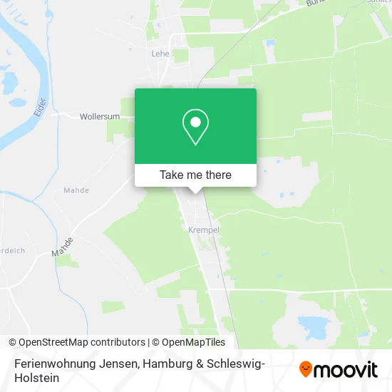 Карта Ferienwohnung Jensen