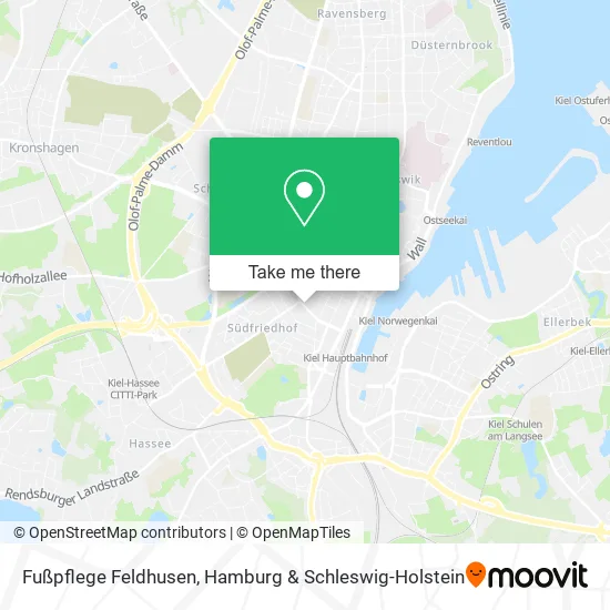 Карта Fußpflege Feldhusen